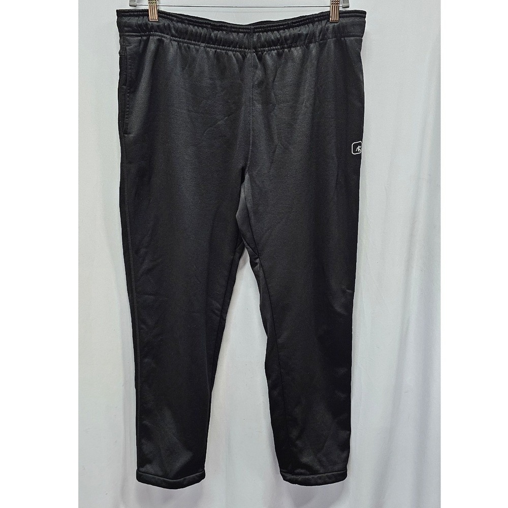 AND1 Mens Black Performance Fleece Joggers Track Pants XL ANM214PA01